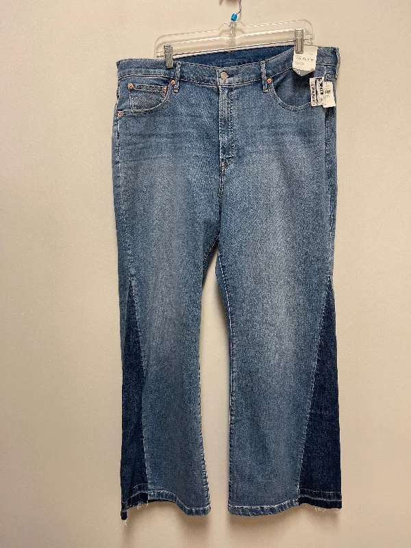 Jeans Boyfriend By Gap In Blue Denim, Size: 20