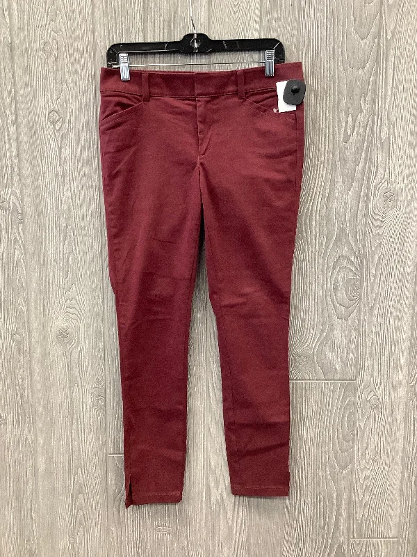 Jeans Jeggings By Loft In Red, Size: 4