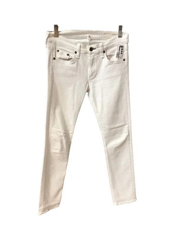 Jeans Jeggings By Rag & Bones Jeans In White, Size: 6