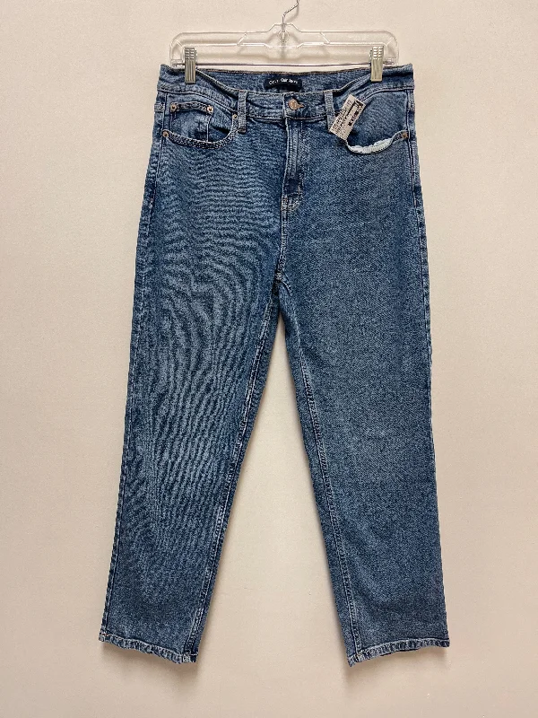 Jeans Straight By Calvin Klein In Blue Denim, Size: 10