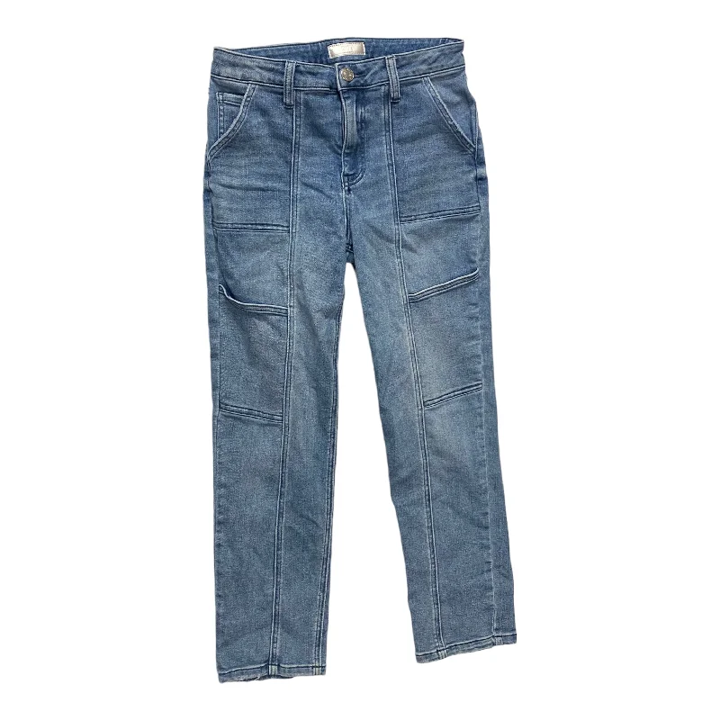 Jeans Straight By Kut In Blue Denim, Size: 8