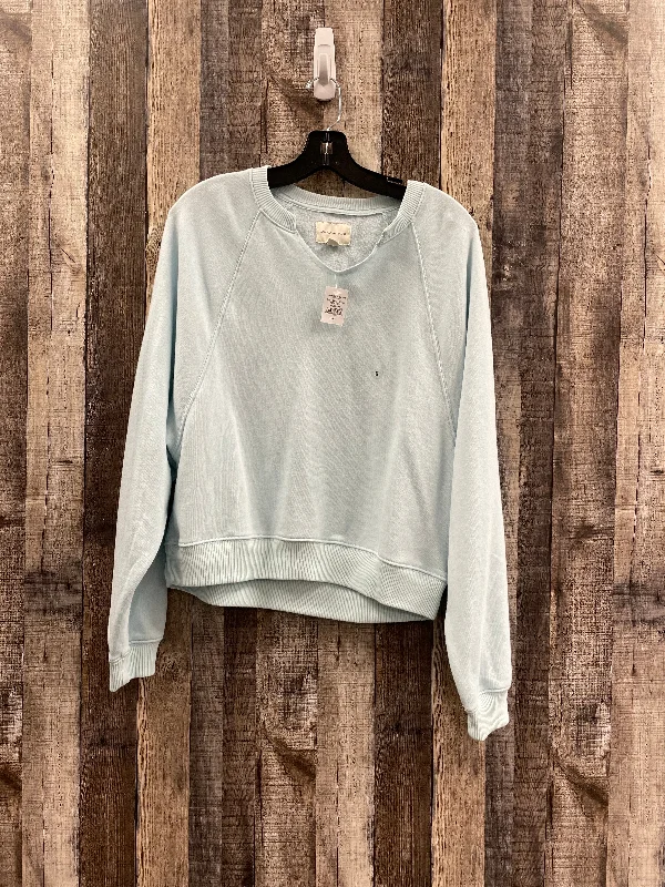 Top Long Sleeve By American Eagle In Blue, Size: S