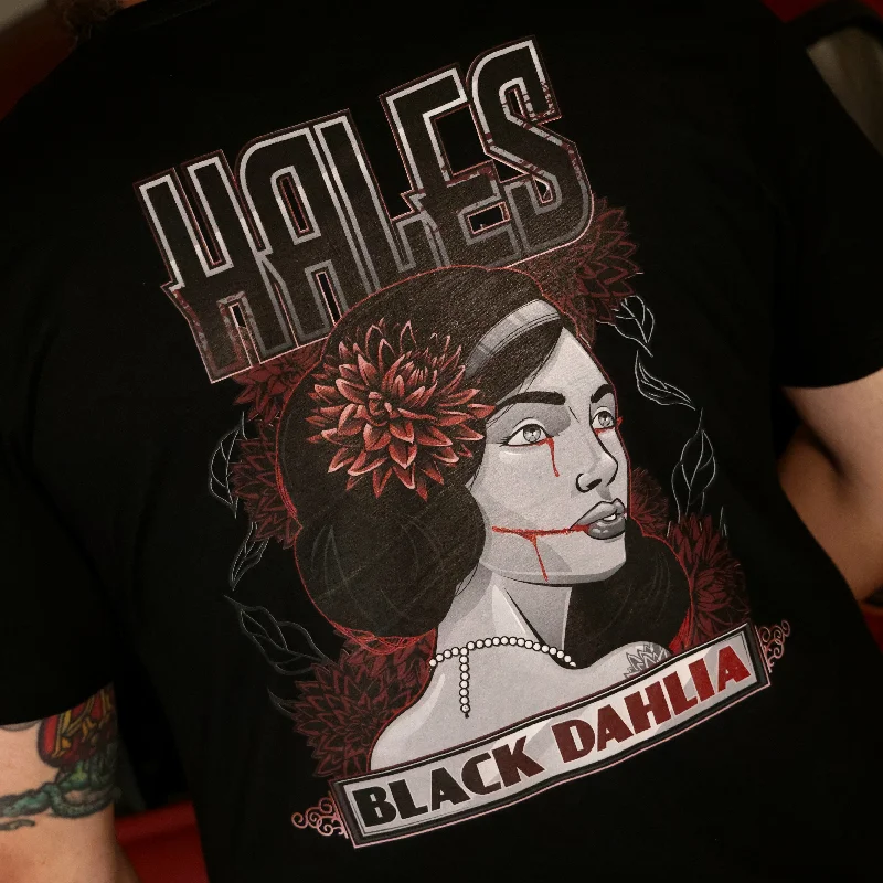 Black Dahlia Tee - Black