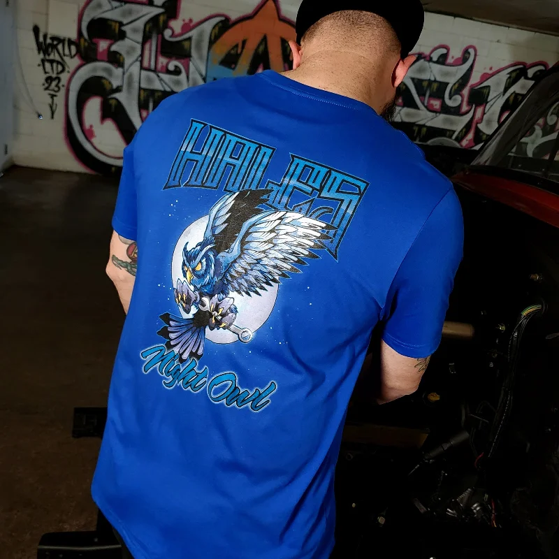 Night Owl Tee - Royal