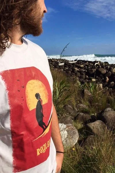 Retro Raglan Surfer TShirt