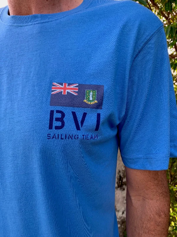 BVI Sailing Team Patch T-Shirt - Regatta Blue