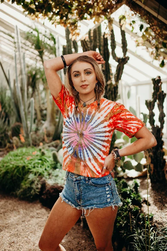 Tie Dye TShirts - Dark Rainbow