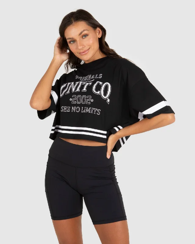 UNIT Varsity Oversized Cropped T-Shirt