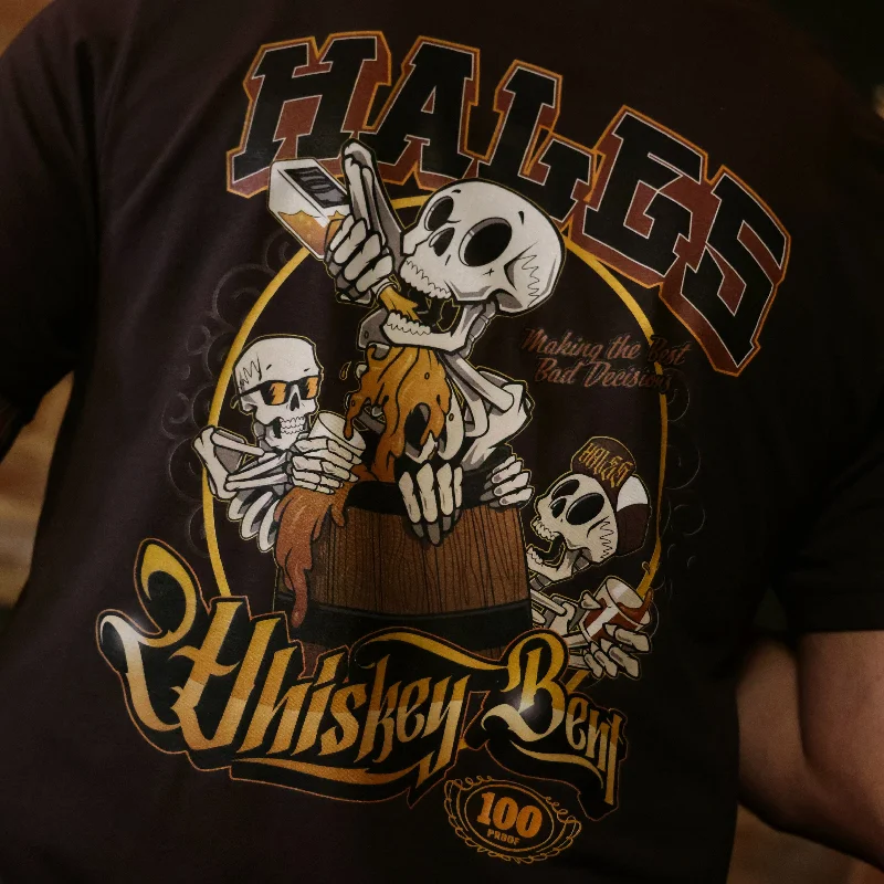 Whiskey Bent Tee - Brown