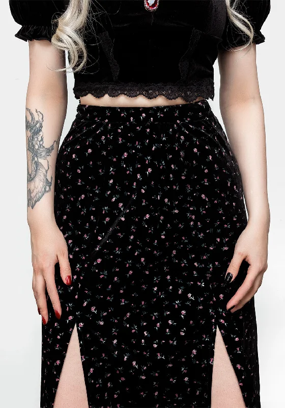 Woe Midi Split Skirt