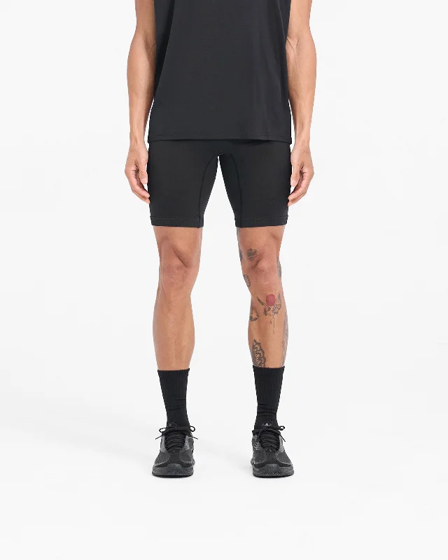 247 DNA Seamless Shorts - Black