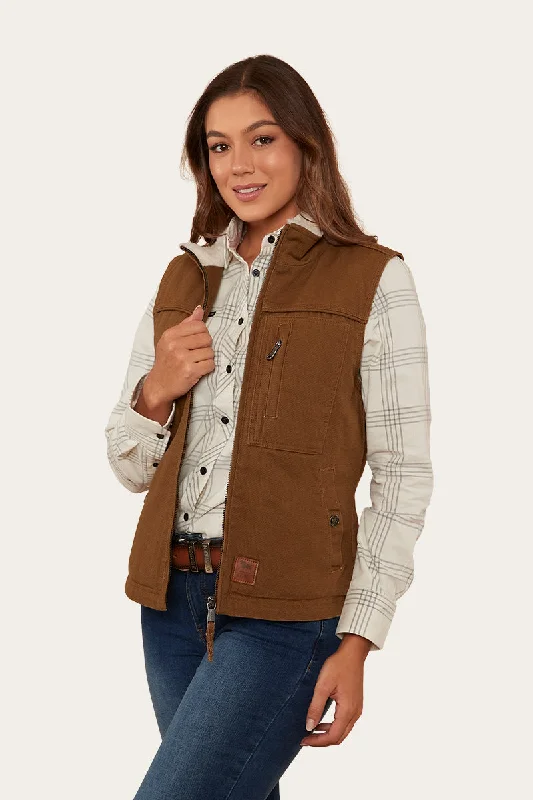 Albion Womens Vest - Tawny Brown