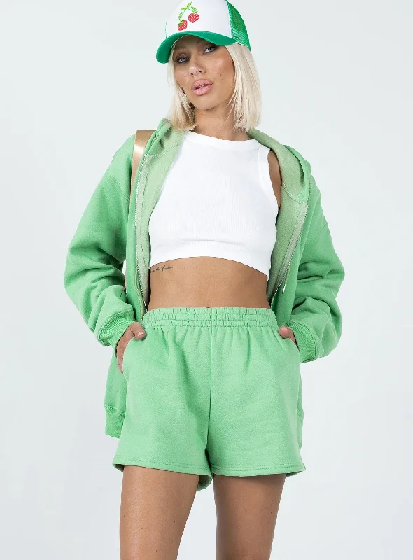 Barclay Track Shorts Green