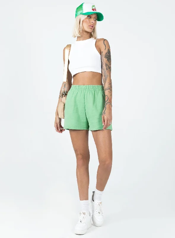 Barclay Track Shorts Green