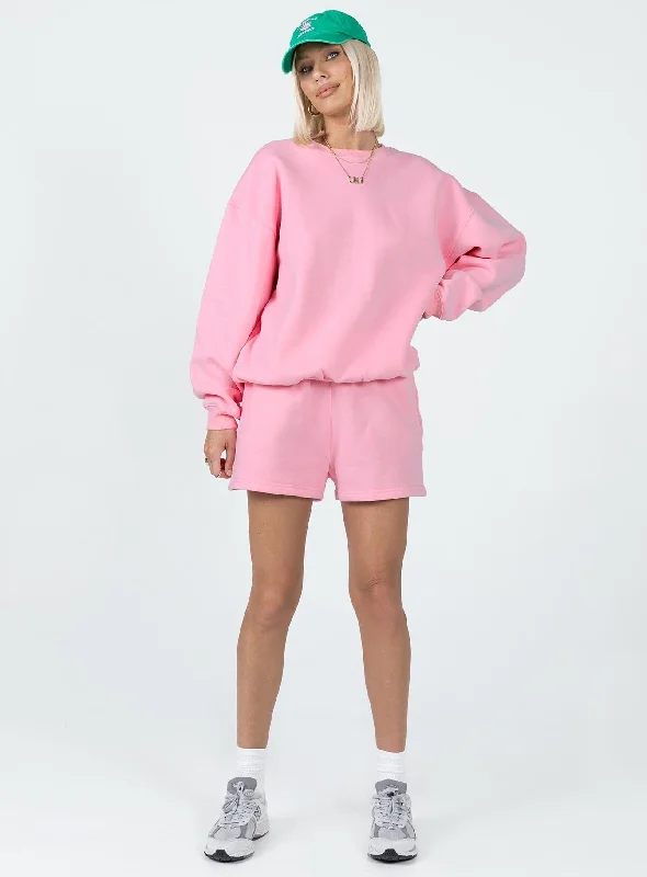 Barclay Track Shorts Pink