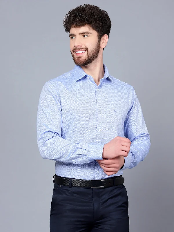 Cantabil Men Blue Shirt