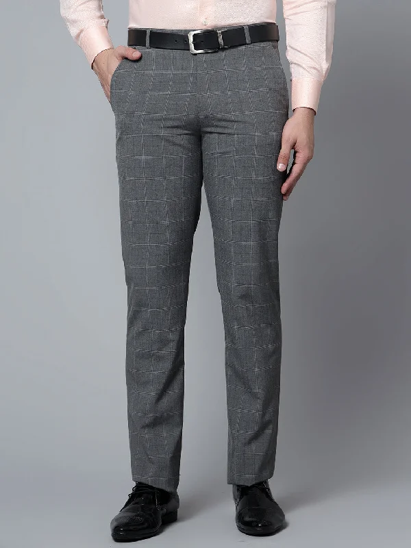 Cantabil Men Grey Trouser