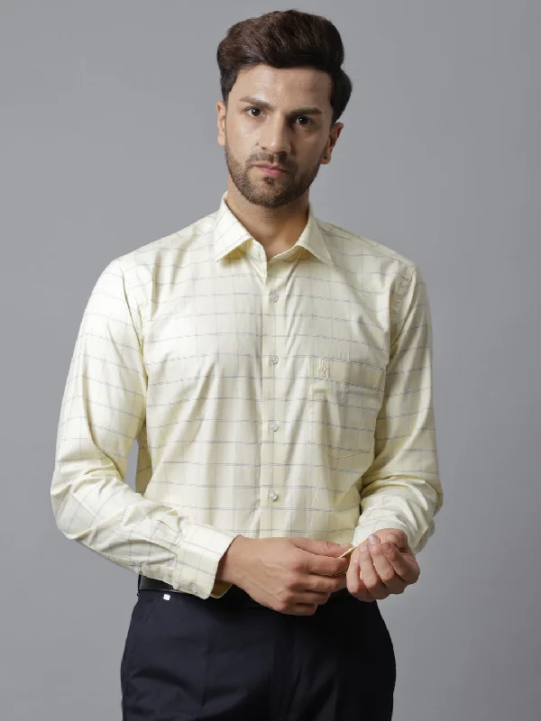 Cantabil Men Lemon Shirt