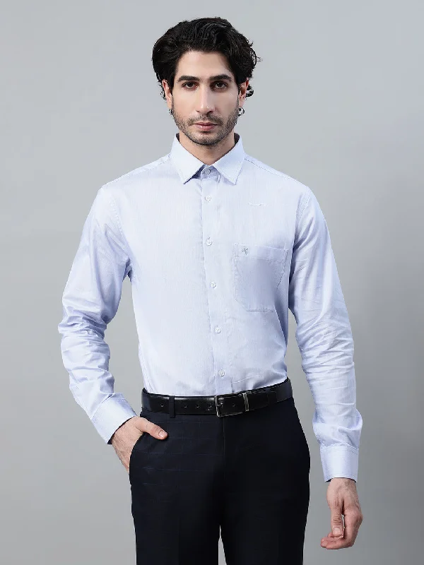 Cantabil Men Sky Blue Shirt