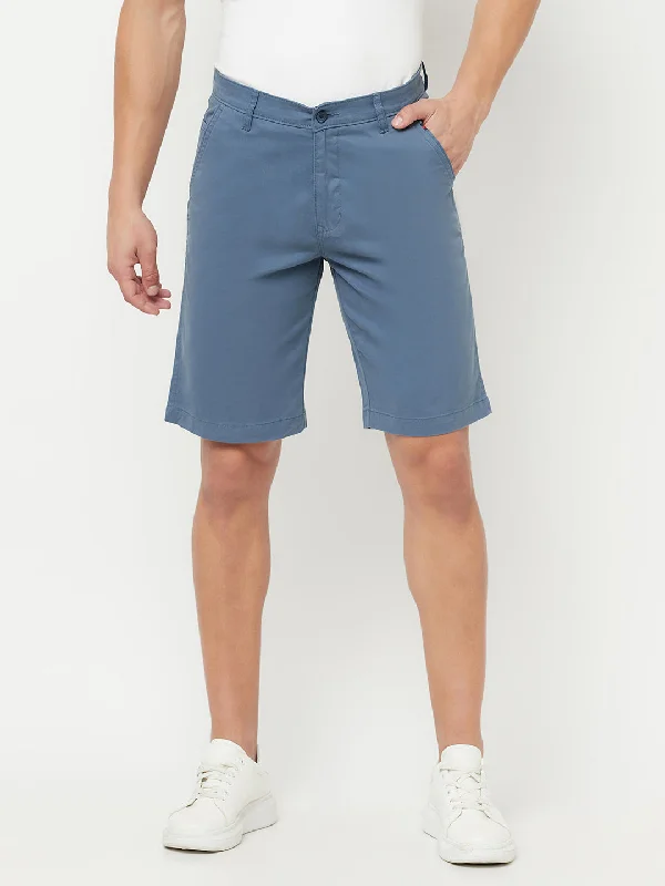 Cantabil Men's Blue Bermuda