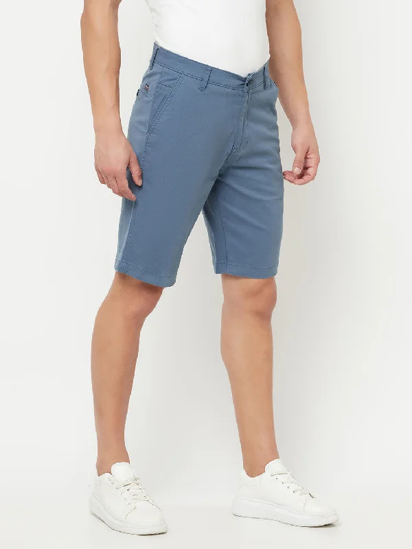 Cantabil Men's Blue Bermuda