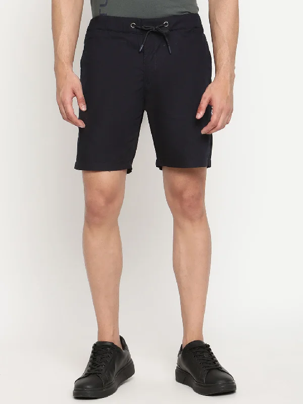 Cantabil Men's Navy Shorts