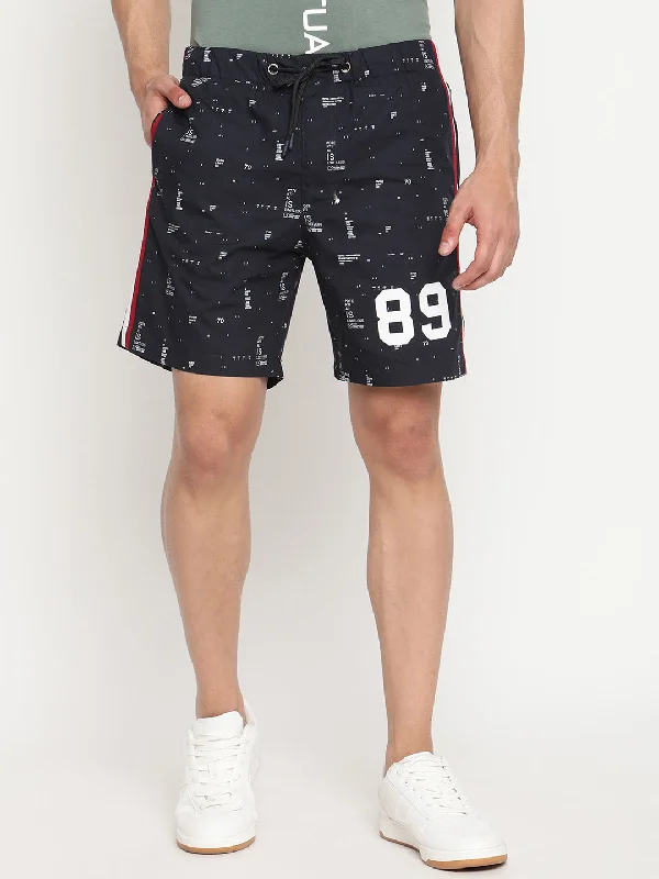 Cantabil Men's Navy Shorts