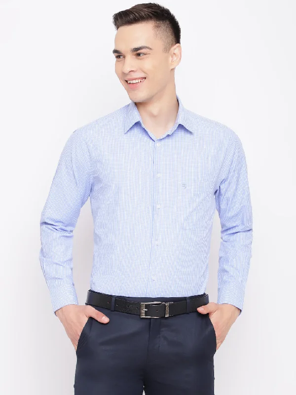 Cantabil Mens Sky Blue Shirt