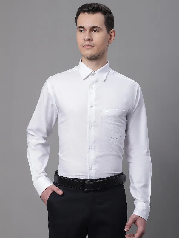 Cantabil Men's White Shirt