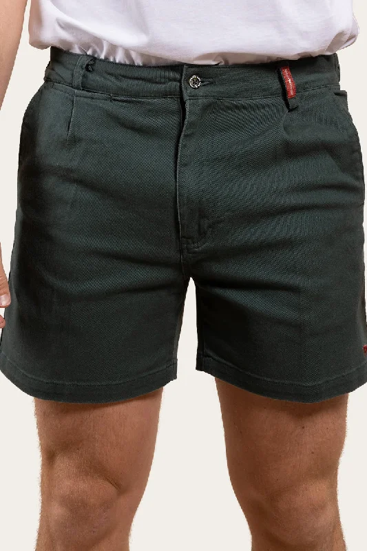 Cloncurry Mens Heavy Weight Work Short - Forest Green