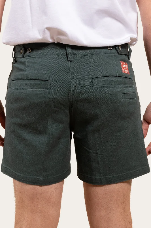 Cloncurry Mens Heavy Weight Work Short - Forest Green