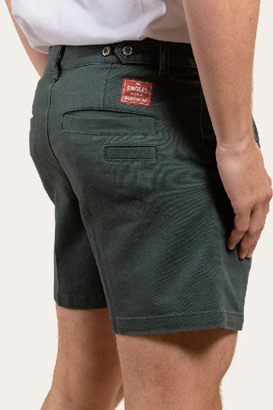 Cloncurry Mens Heavy Weight Work Short - Forest Green