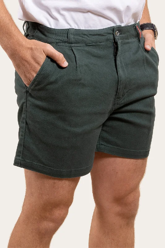 Cloncurry Mens Heavy Weight Work Short - Forest Green