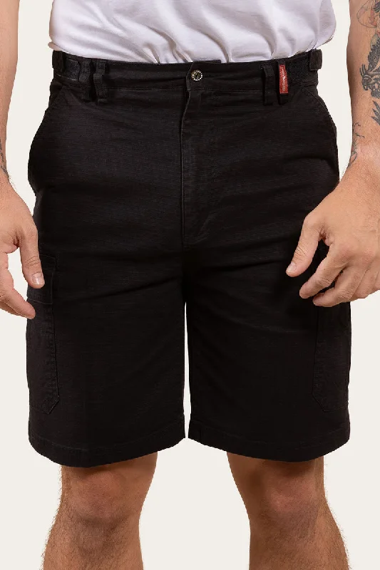 Coober Pedy Mens Ripstop Work Short - Black