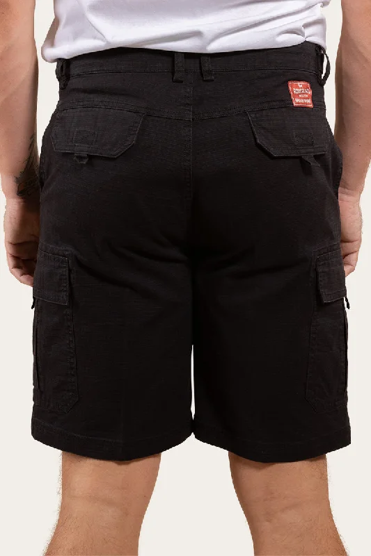 Coober Pedy Mens Ripstop Work Short - Black