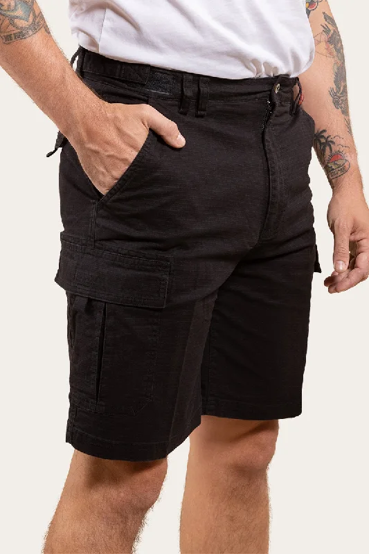 Coober Pedy Mens Ripstop Work Short - Black