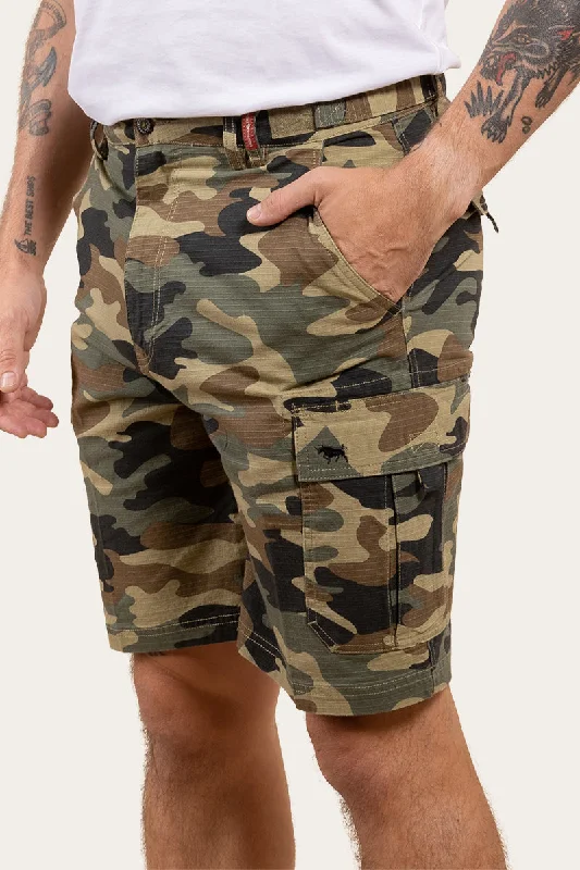 Coober Pedy Mens Ripstop Work Short - Camo