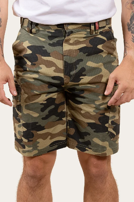 Coober Pedy Mens Ripstop Work Short - Camo