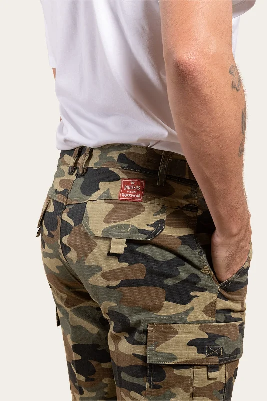 Coober Pedy Mens Ripstop Work Short - Camo