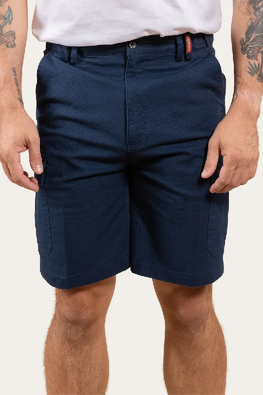 Coober Pedy Mens Ripstop Work Short - Dark Navy