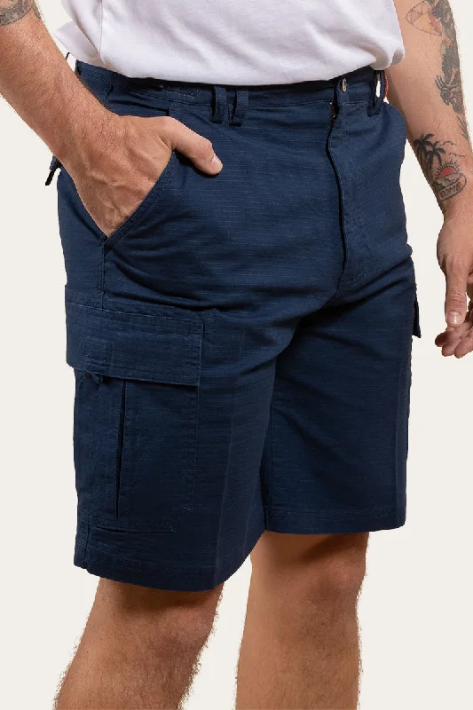 Coober Pedy Mens Ripstop Work Short - Dark Navy