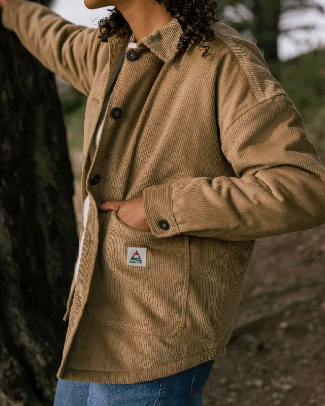 Flint Corduroy Overshirt - Biscuit