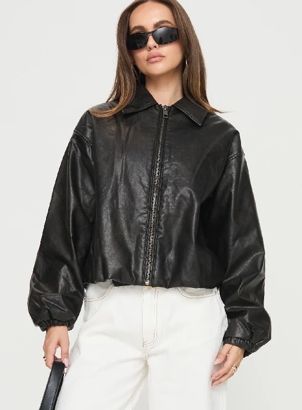 Nirvana Bomber Jacket Onyx