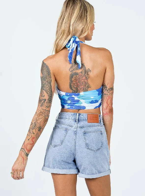 Fern Cuffed Denim Shorts