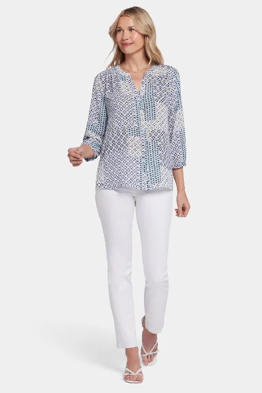 Pintuck Blouse - Giona Geo