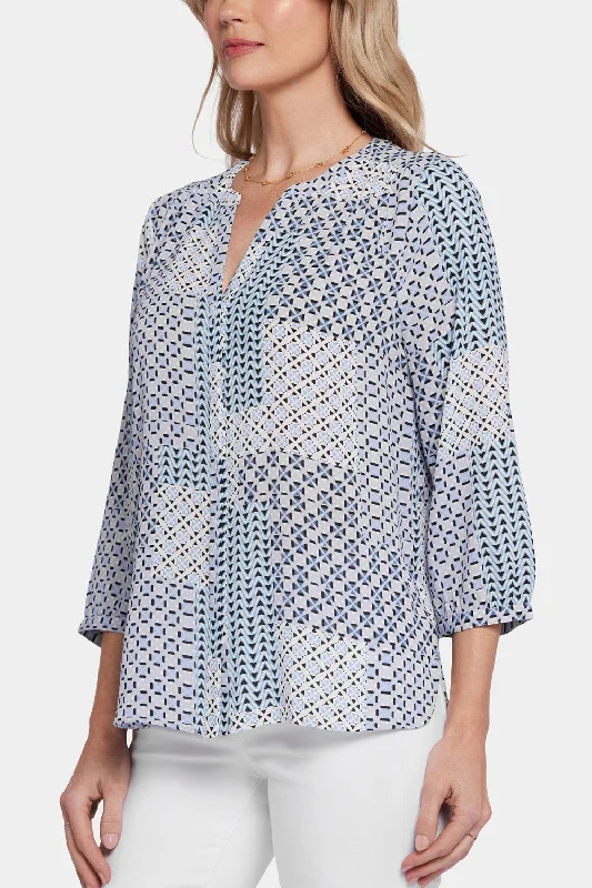 Pintuck Blouse - Giona Geo