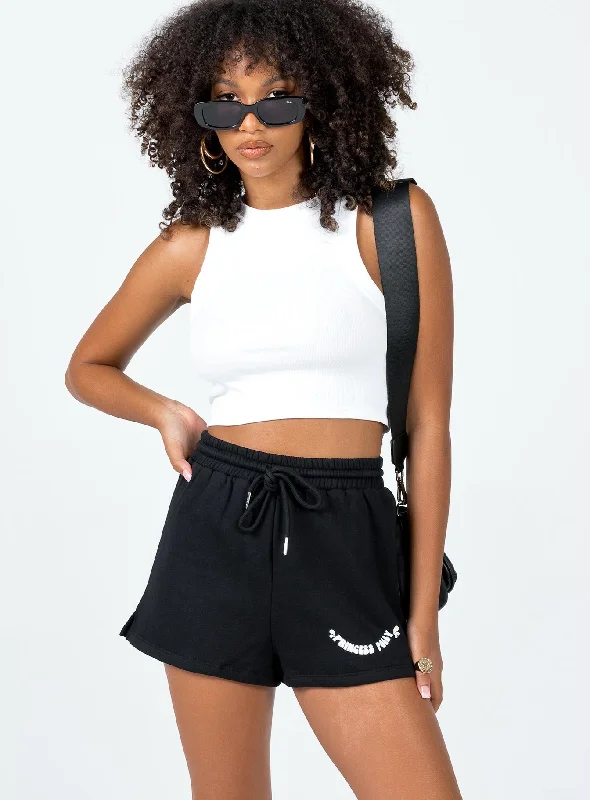 Princess Polly Chloe Shorts Black