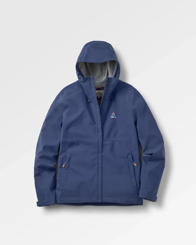 Rainstorm Recycled Waterproof Jacket - Rich Navy