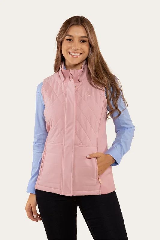 Toorak Womens Quilted Vest - Rosey