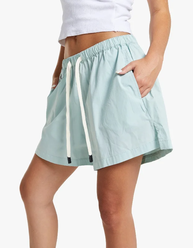 Organic Cotton Beach Short - Seafoam